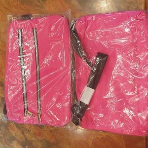 Pink Purse 11.5" wide 8" height with strap